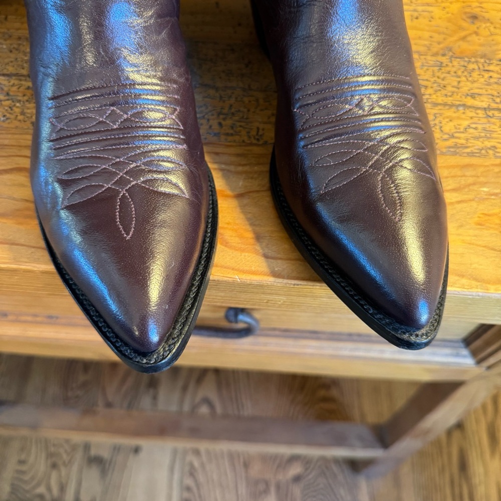 Super Cool Vintage Nocona Cowboy Boots Size 8 - Picture 5 of 7